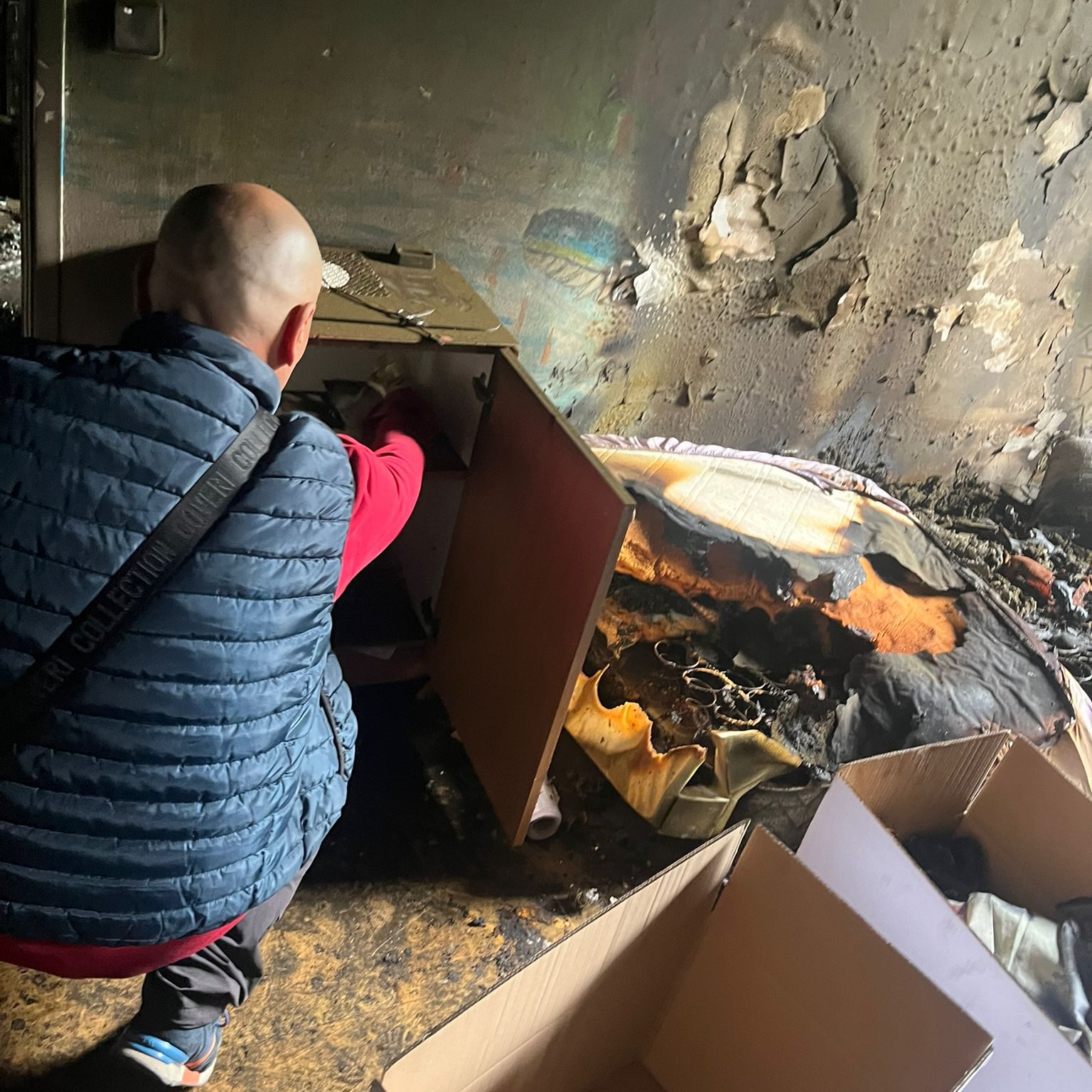 Entsorgung Entsorgung der verbrannten Sachen